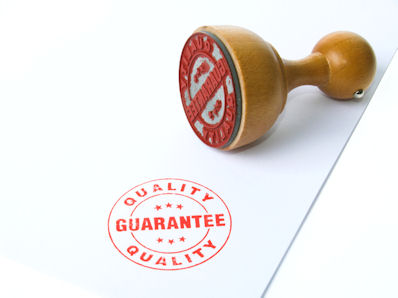 guarantee rubber stamp