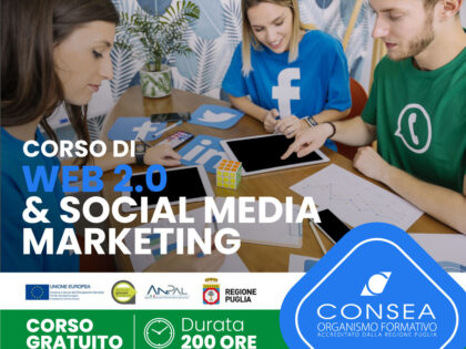 Corso gratuito di Web 2.0 e Social Media Marketing – Garanzia Giovani